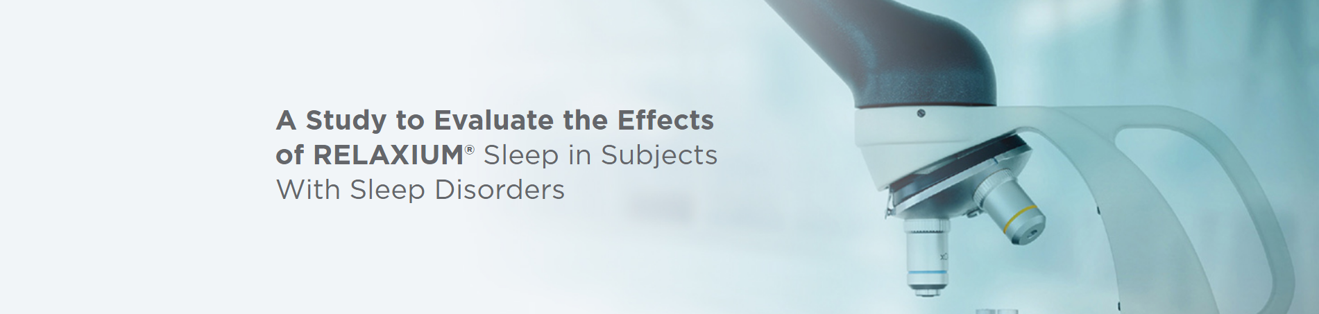 Banner about relaxium sleep